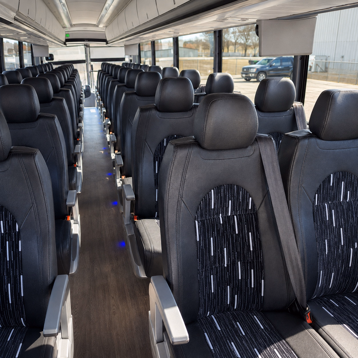 gulfport charter bus rental inside