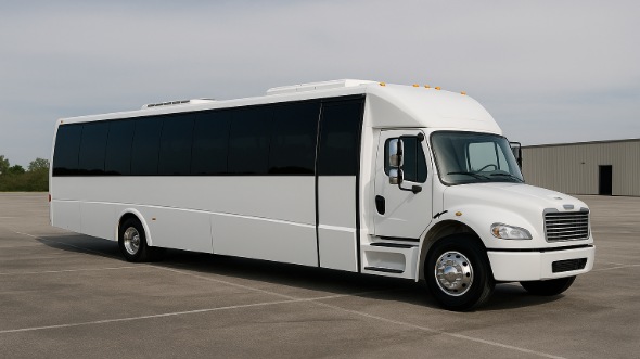 Exterior of Charter Bus Company Hattiesburg's 30 Passenger Minibus in Hattiesburg