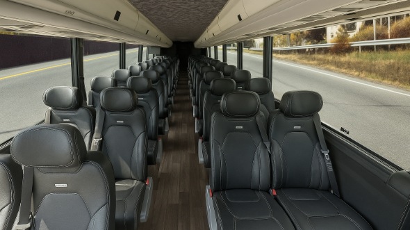 hattiesburg 18 passenger minibus inside