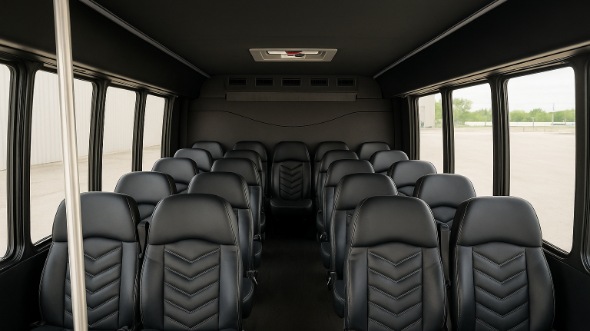 hattiesburg 30 passenger minibus inside